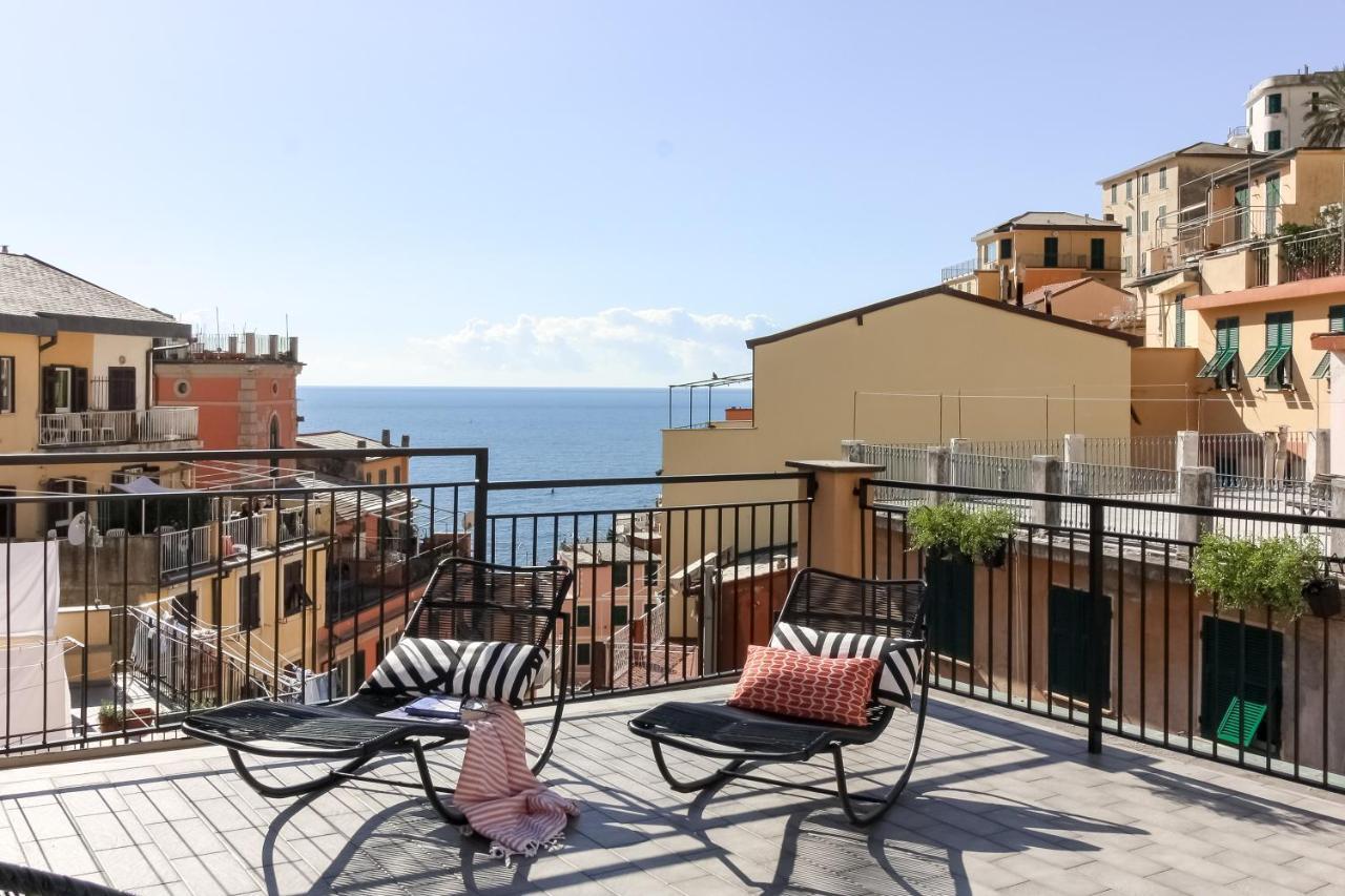 Ferienwohnung Ca Vivaldi Penthouse 5Terreparco Riomaggiore Exterior foto